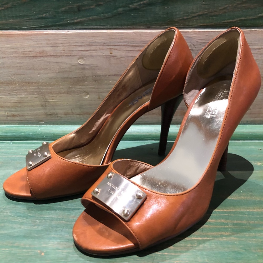 Michael Kors Classic Open Toe Heels